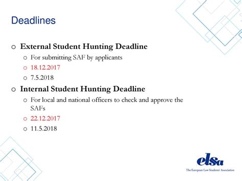 define external deadline