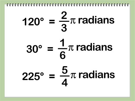 degree to rads