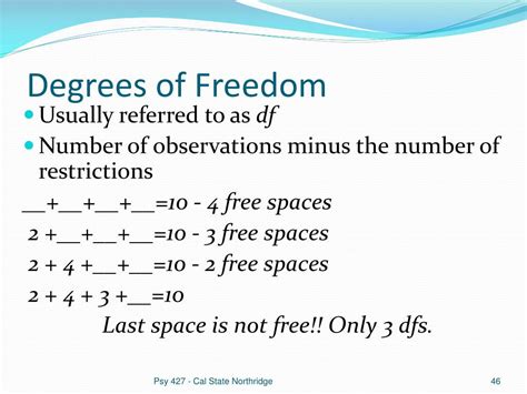 degrees of freedom degrees of freedom Doc