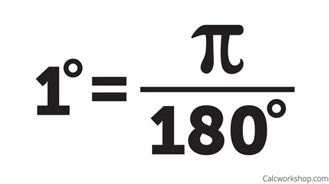 degrees to radians formula