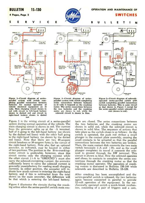 delco series parallel switch wiring Reader
