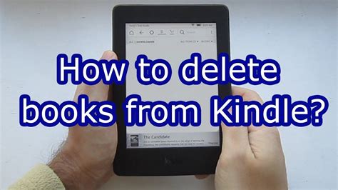 delete books from kindle Reader