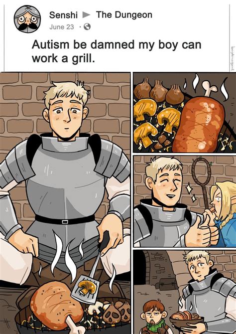 delicious and dungeon and autism