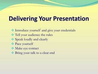 delivering presentation your pocket campbell Doc