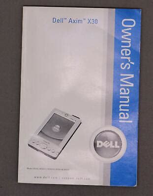 dell axim x30 owners manual Doc