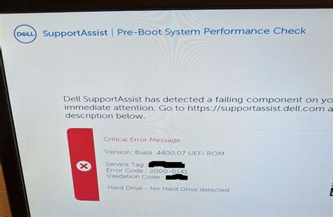 dell hard drive diagnostics fail return code 7 Doc