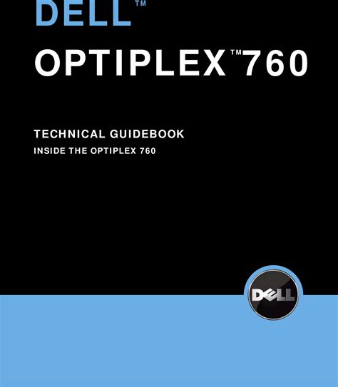 dell optiplex 760 technical guidebook Kindle Editon