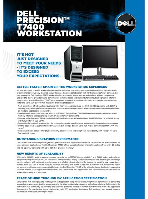 dell precision workstation t7400 manual Doc