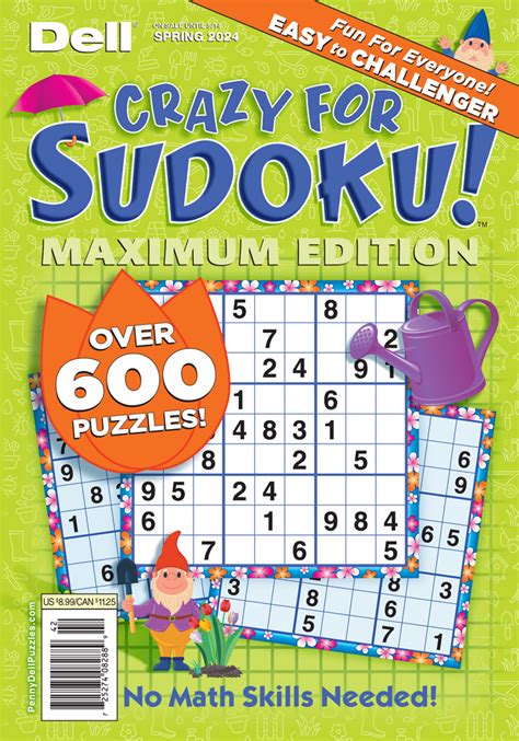 dell puzzle magazine crazy for sudoku maximum edition volume 24 2012 Kindle Editon