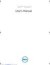 dell streak 7 manual update Reader