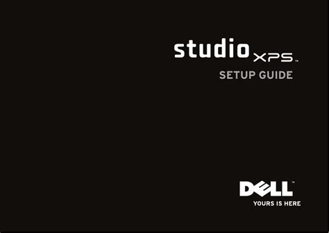 dell studio xps 9100 user guide Doc