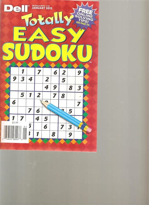 dell totally easy sudoku magazine january 2012 PDF