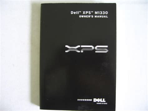 dell xps m1330 owners manual PDF