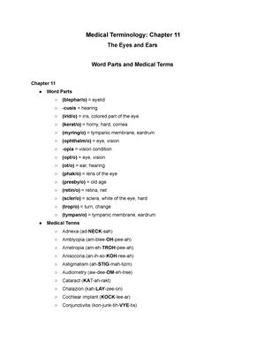 delmar medical terminology chapter 10 Reader