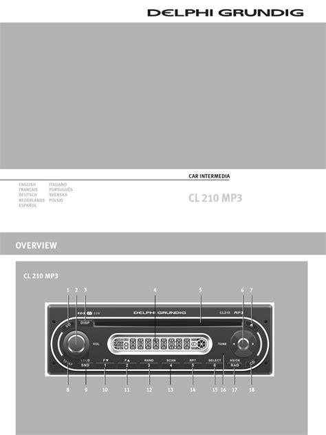 delphi grundig cl110 user guide Reader