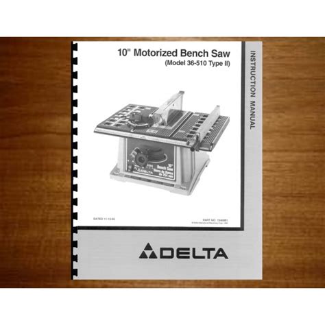 delta table saw manuals Kindle Editon