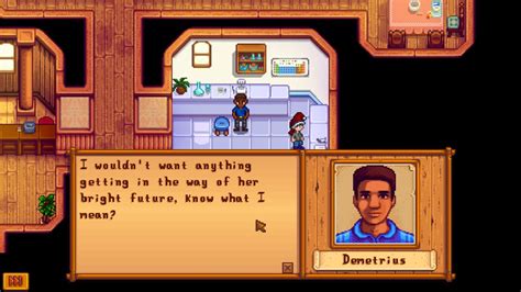 demetrius schedule stardew