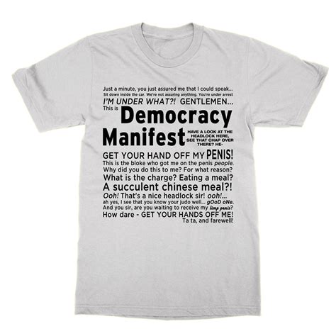 democracy manifest shirt