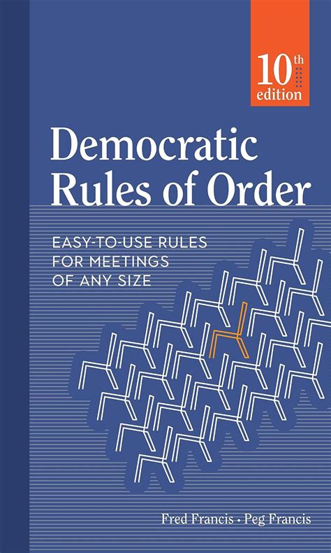 democratic rules of order easy to use rules for meetings of any size Reader