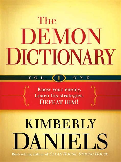 demon dictionary kimberly daniels Ebook PDF
