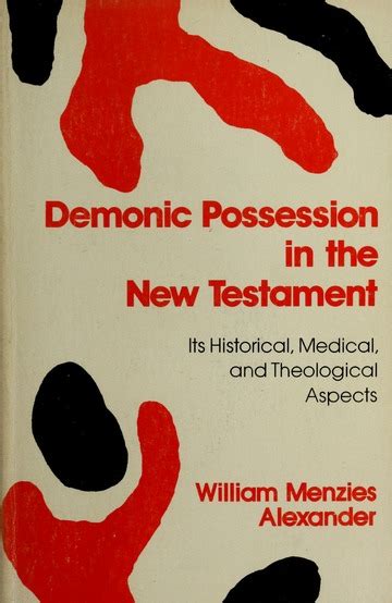 demonic possession new testament theological Reader