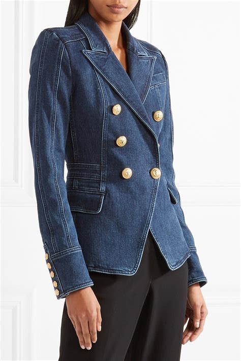 denim blazer womens