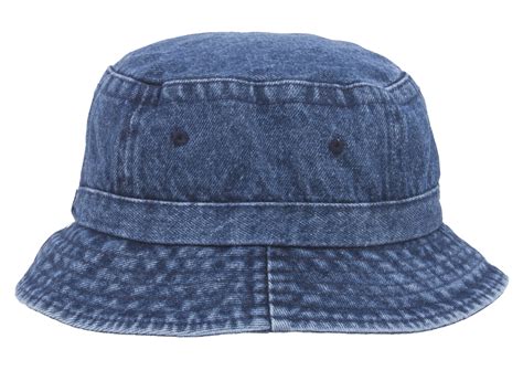 denim bucket hat