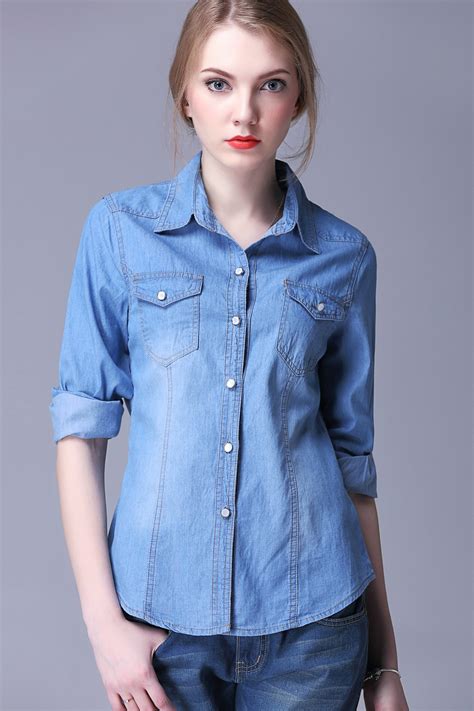 denim shirt for women