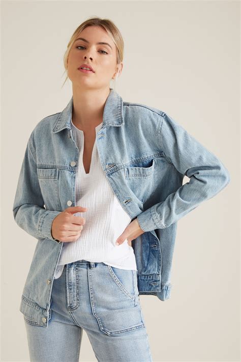 denim shirt jacket for women