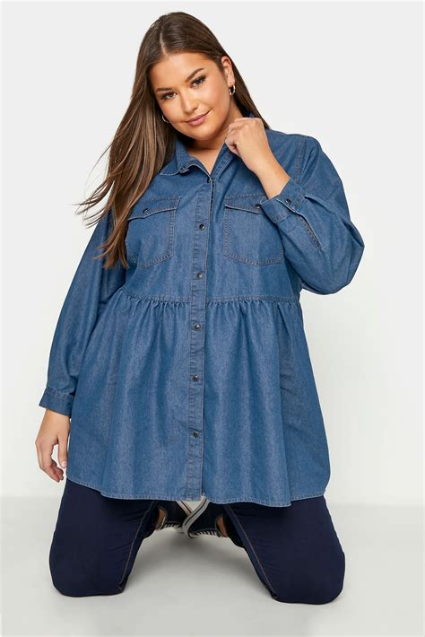 denim shirt plus size