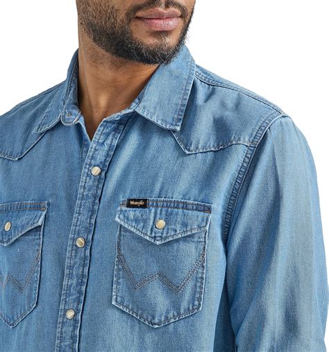 denim shirt snaps