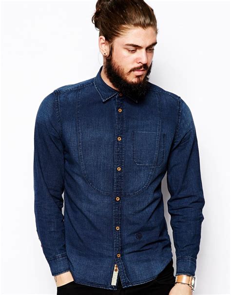 denim shirts mens