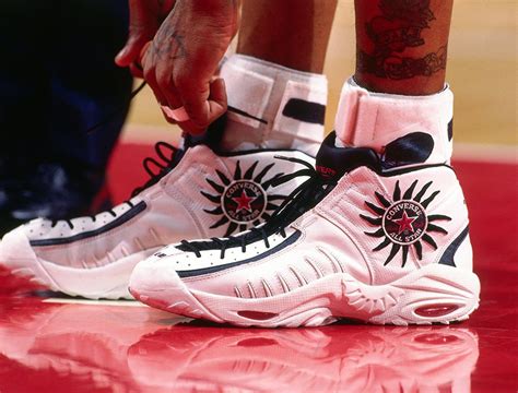 dennis rodman converse basketball shoes