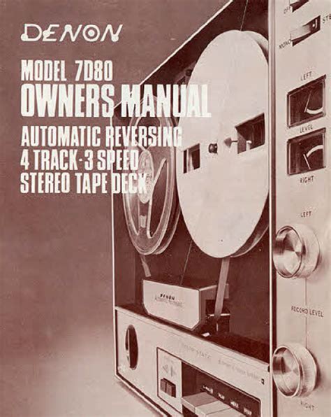 denon 7d80 schematic user guide Reader