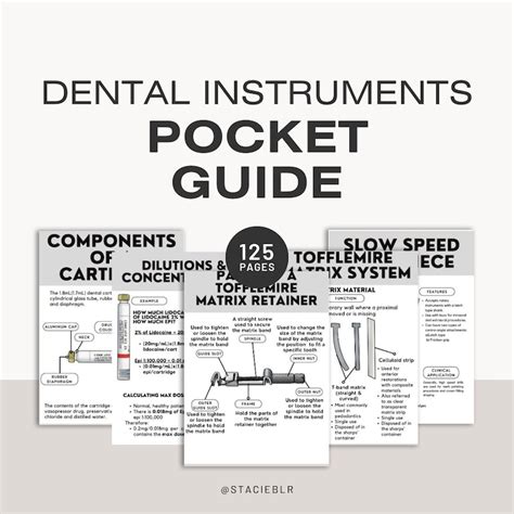 dental instruments pocket guide PDF