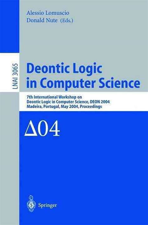 deontic logic in computer science Ebook PDF