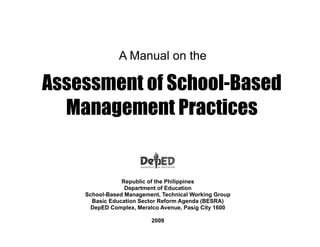 deped school based management manual Reader