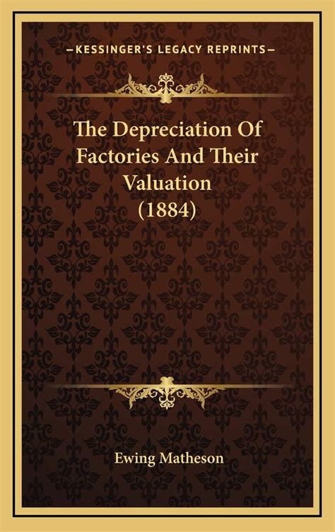 depreciation factories their valuation Kindle Editon