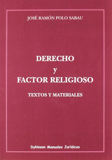 derecho y factor religioso Reader