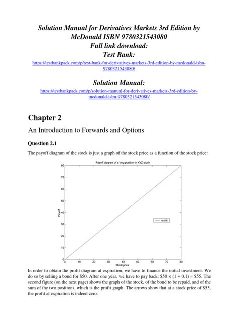 derivative markets solution manual Epub