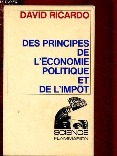 des principes de leconomie politique et de limpôt french edition Kindle Editon