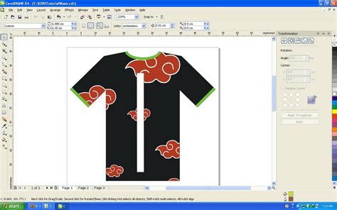 desain pakaian menggunakan corel draw x4 pdf Doc