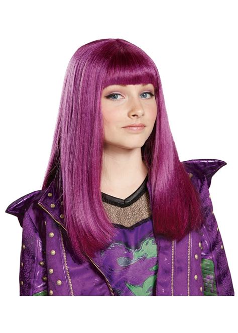 descendants costumes mal wig