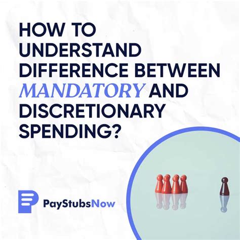 describe the difference between discretionary and mandatory spending