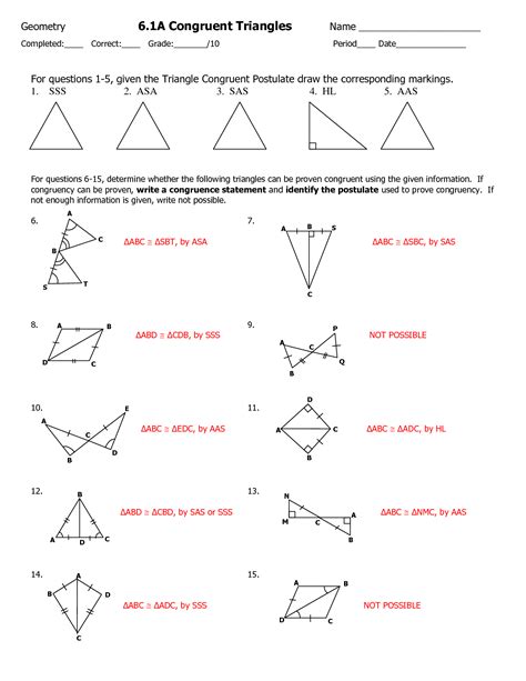 descriptive geometry worksheets solution Doc