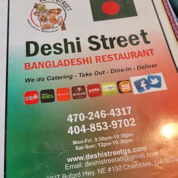 deshi street bangladeshi restaurant