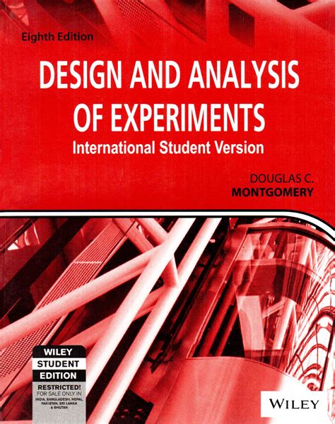 design and analysis of experiments by douglas montgomery Kindle Editon