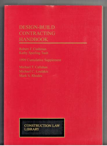 design build contracting handbook 2 volume set Kindle Editon