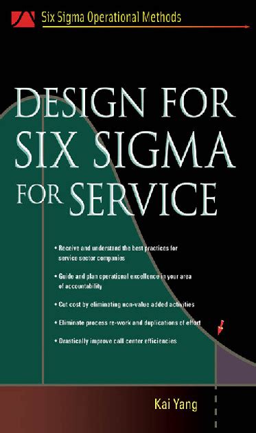 design for six sigma for service six sigma operational methods Reader