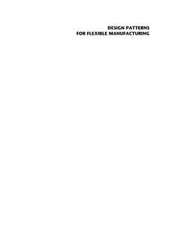 design patterns for flexible manufacturing Ebook Doc